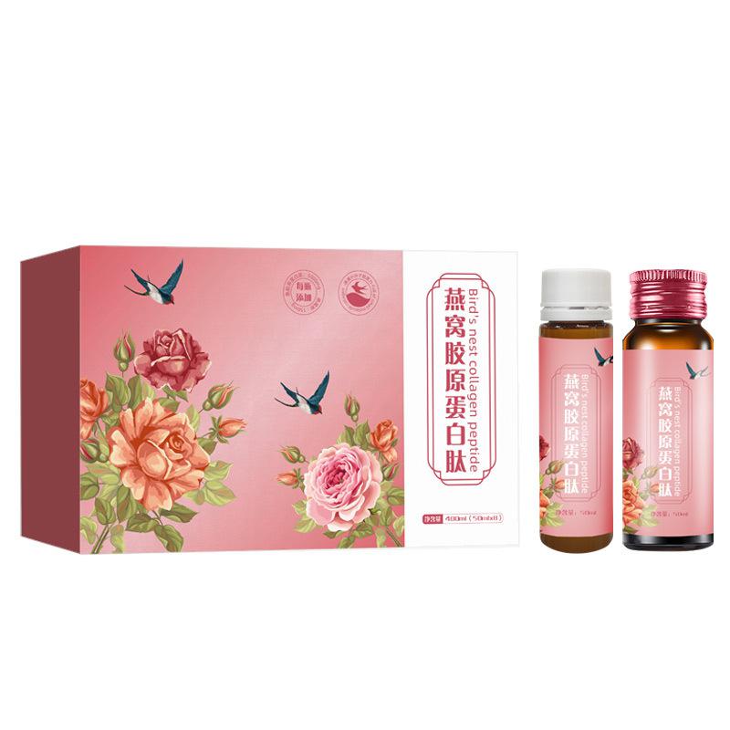 燕窩膠原蛋白肽口服液代加工廠(chǎng)OEM/ODM小分子活性肽液態(tài)飲品定制